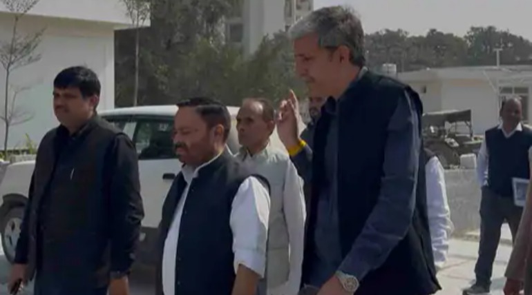 नक्षत्रशाला-साइंस पार्क का निरीक्षण, मंत्री ने समय पर काम पूरा करने के दिए निर्देश