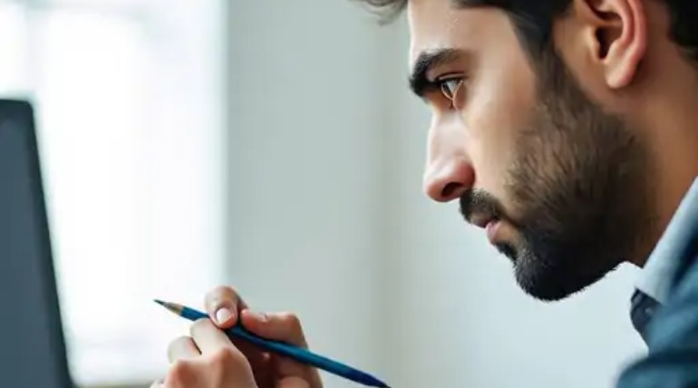 रेलवे भर्ती बोर्ड परीक्षा में पकड़ा गया नकलची, दोनों हाथों पर लिखा था गणित और विज्ञान का फार्मूला, केस दर्ज