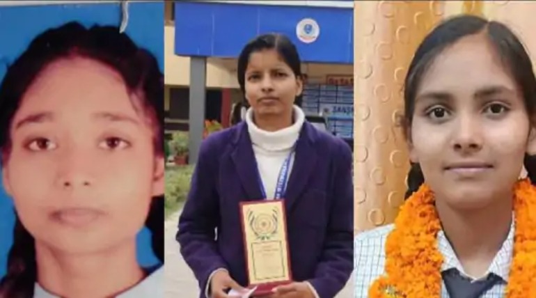 10वीं में गोरखपुर की दिव्या यादव जिला टॉपर बनीं, 95.67% अंक मिले, प्रिया और बिदिशा दूसरे नंबर, किसान की बेटी टॉप 3 में