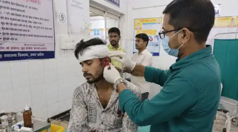 पेट्रोल पंप पर बस चालक पर हमला, सिर पर ईंट से किए ताबड़तोड़ वार, सात अज्ञात लोगों पर केस दर्ज