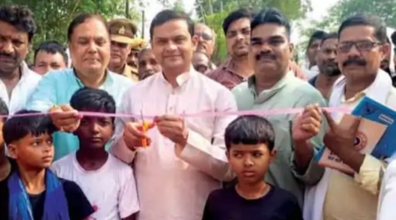 विधायक ने किया पंचायत भवन का लोकार्पण,  19.90 लाख से बना भवन