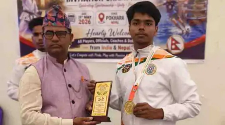 नवनीत सिंह ने नेपाल में लहराया परचम, जैवलिन थ्रो में जीता गोल्ड मेडल, बढ़ाया प्रदेश का गौरव