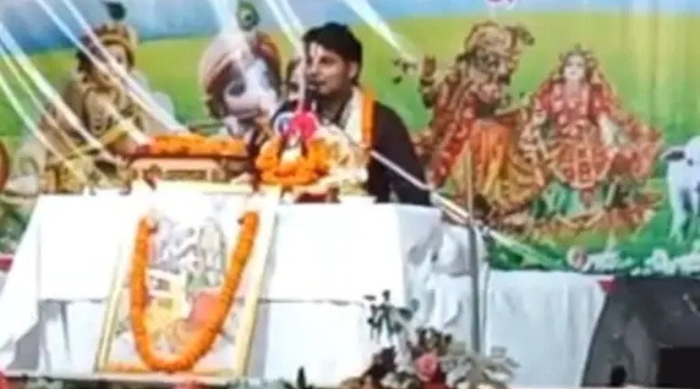 श्रीमद्भागवत कथा, उमड़ी श्रद्धालुओं की भीड़, अनुभव कृष्ण महाराज ने बताए भक्ति-धर्म के महत्व