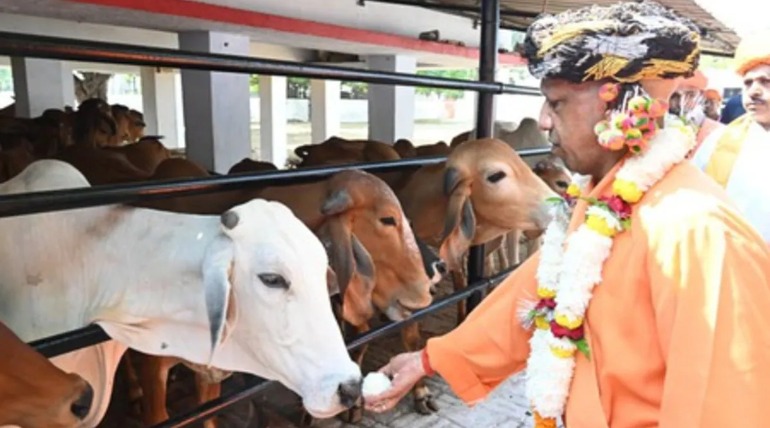 विजयादशमी पर श्रीनाथ का पूजन कर गोरक्षपीठाधीश्वर ने की लोकमंगल की कामना